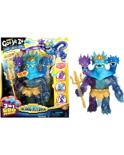 Фігурка Гуджітсу Король Гідра 3 в 1 Heroes of Goo Jit Zu Deep Goo Sea King Hydra Figure with Triple Attack