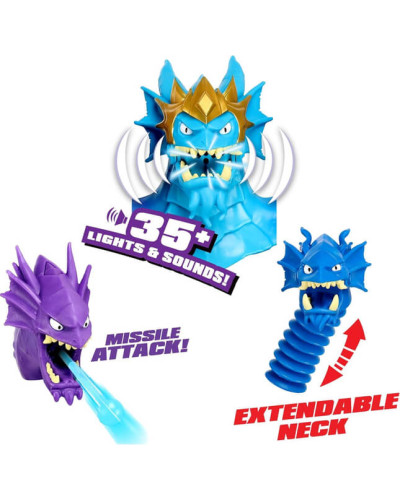 Фігурка Гуджітсу Король Гідра 3 в 1 Heroes of Goo Jit Zu Deep Goo Sea King Hydra Figure with Triple Attack