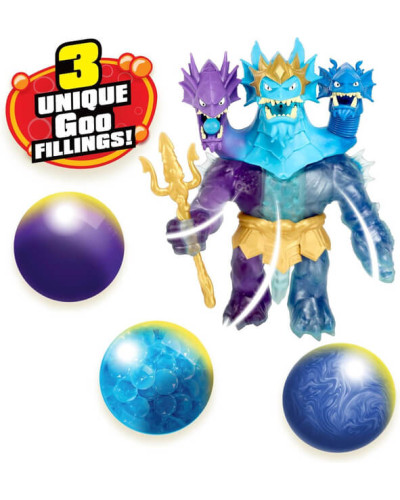 Фігурка Гуджітсу Король Гідра 3 в 1 Heroes of Goo Jit Zu Deep Goo Sea King Hydra Figure with Triple Attack