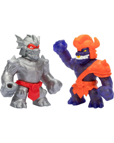 Іграшка тягучка ГуДжітСу Goo Jit Zu Stretchy Knight Blazagon VS Squishy Corruptagon 42790