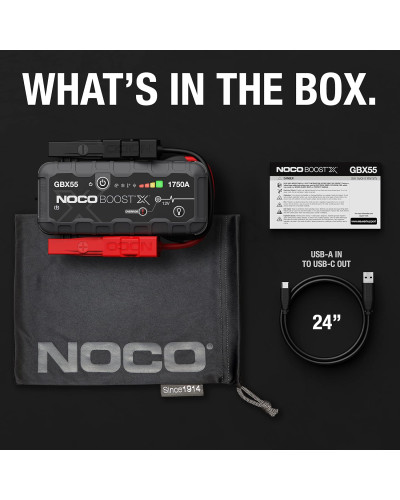 Пусковий зарядний пристрій NOCO GBX55 - 1750А, 46Wh