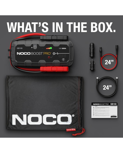 Пусковий зарядний пристрій NOCO GB150 - 3000А, 88Wh