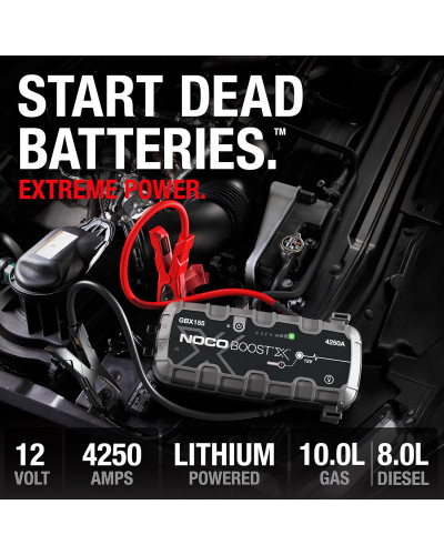 Пусковий зарядний пристрій NOCO GBX155 - 4250А, 99Wh