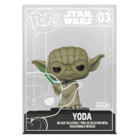 Ігрова фігурка Funko Pop! Металевий Yoda зі світловим мечем (Die-Cast) - Йода (85192)