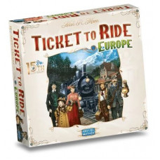 Настільна гра Ticket to Ride: Europe – 15th Anniversary / Квиток на Потяг: Європа – 15-е Ювілейне Видання