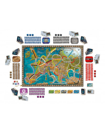 Настільна гра Ticket to Ride: Europe – 15th Anniversary / Квиток на Потяг: Європа – 15-е Ювілейне Видання