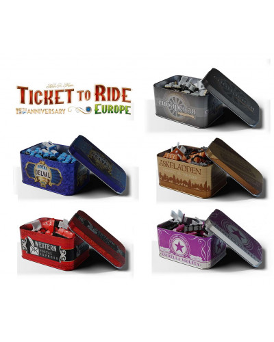 Настільна гра Ticket to Ride: Europe – 15th Anniversary / Квиток на Потяг: Європа – 15-е Ювілейне Видання