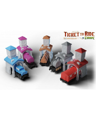 Настільна гра Ticket to Ride: Europe – 15th Anniversary / Квиток на Потяг: Європа – 15-е Ювілейне Видання