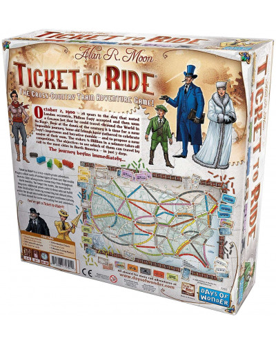 Настільна гра Ticket to Ride (ENG) - Квиток на Потяг Настільна гра Ticket to Ride (ENG) - Квиток на Потяг
