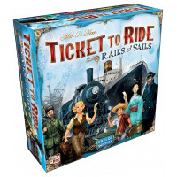 Настільна гра Ticket to Ride: Rails & Sails (Квиток на поїзд: Рейки та Вітрила) - Англійська версія