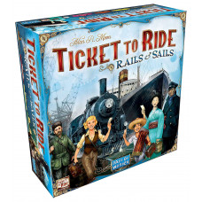 Настільна гра Ticket to Ride: Rails & Sails (Квиток на поїзд: Рейки та Вітрила) - Англійська версія