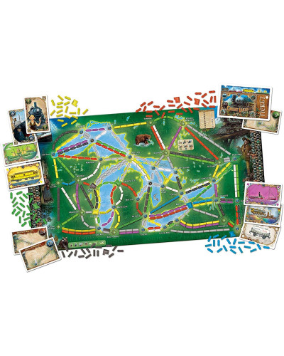 Настільна гра Ticket to Ride: Rails & Sails (Квиток на поїзд: Рейки та Вітрила) - Англійська версія