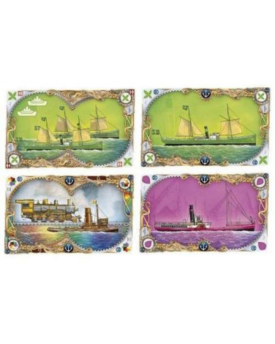 Настільна гра Ticket to Ride: Rails & Sails (Квиток на поїзд: Рейки та Вітрила) - Англійська версія