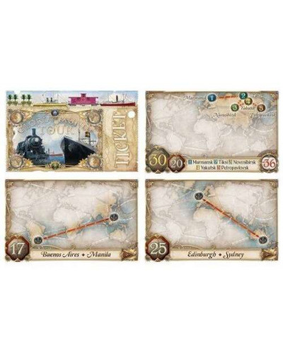 Настільна гра Ticket to Ride: Rails & Sails (Квиток на поїзд: Рейки та Вітрила) - Англійська версія