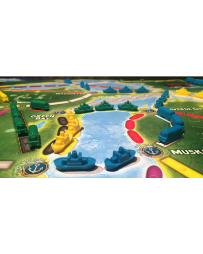 Настільна гра Ticket to Ride: Rails & Sails (Квиток на поїзд: Рейки та Вітрила) - Англійська версія