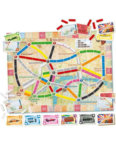 Настільна гра Ticket to Ride: London - Квиток на Потяг: Лондон