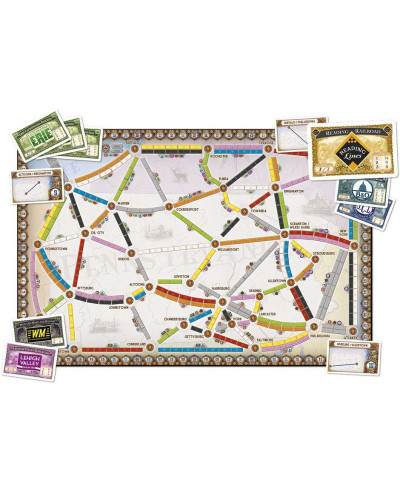 Настільна гра Ticket to Ride: United Kingdom + Pennsylvania - Квиток на Потяг: Об'єднане Королівство + Пенсильванія