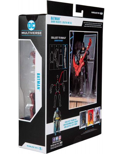 Шарнірна Фігурка МакФарлін Бетмен з гітарою Дет-метал Batman McFarlane DC Death Metal 15416-0